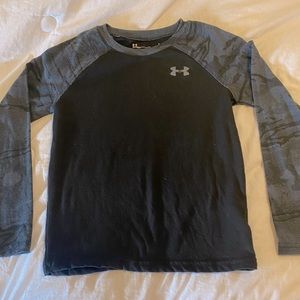 Long Sleeve Black and Grey Under Armor